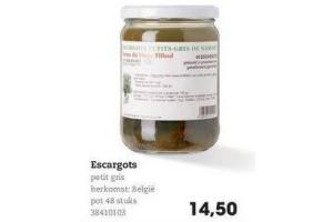 escargots petit gris nu eur14 50 per pot