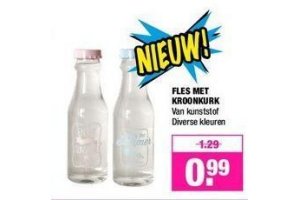 fles met kroonkurk