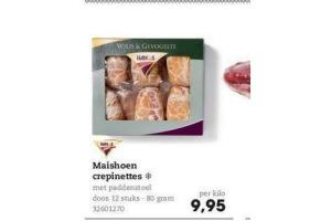 maishoen crepinettes nu eur9 95 per kilo