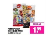 pez dispenser minions of mario