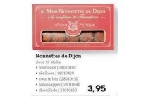 nonnettes de dijon