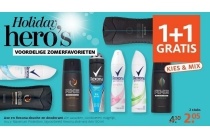 axe en rexona douche en deodorant