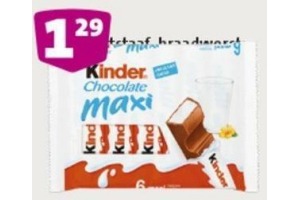 kinder chocolate maxi of cereals
