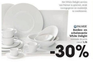 borden en schalenserie white delight