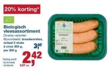 biologisch vleesassortiment