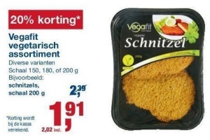 vegafit vegetarisch assortiment