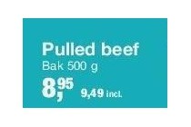 pulled beef per bak nu eur8 95
