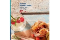 noorse gravad lachs nu eur3 50 per 100 gram