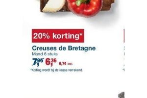 20 korting op creuses de bretagne