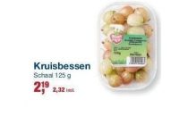kruisbessen nu eur2 19 per schaal