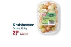 kruisbessen nu eur2 19 per schaal