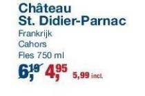 chateau st didier parnac wijn nu eur4 95 per stuk