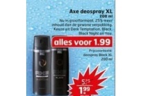 axe deospray xl