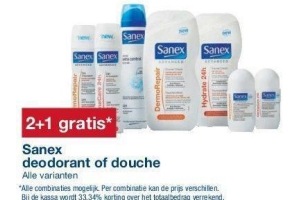 sanex deodorant of douche