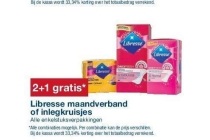 libresse maandverband of inlegkruisjes