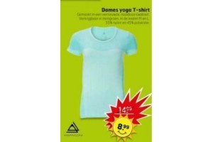 dames yoga t shirt