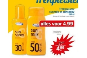 trekpleister sunmilk of sunspray