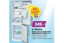 bosch koel vriescombinatie