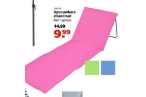 opvouwbare strandmat