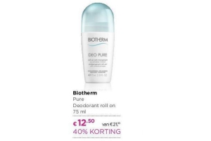 biotherm pure deodrant