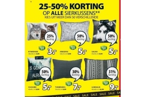 alle sierkussens