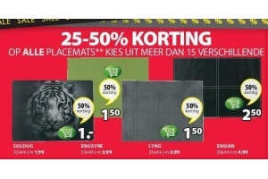 alle placemats