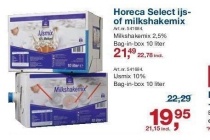 horeca select ijsof milkshakemix