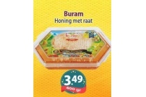 buram honing met raat