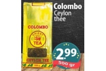 colombo ceylon thee