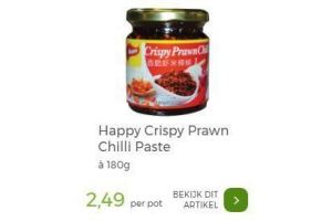 happy crispy prawn chilli paste