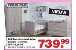 childhome ironwood ashen ledikant commode