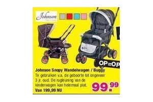 johnson snopy wandelwagen buggy