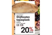 olijfhouten tapasplank