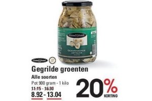 gegrilde groenten