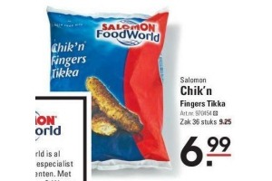 salomon chik n fingers tikka