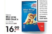 mini wrap bbq chick n