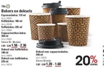 bekers en deksels