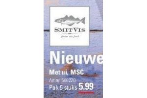 nieuwe haring met ui msc