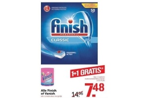 alle finish of vanish