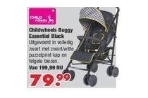 childwheels buggy essentiel black