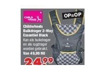 childwheels buikdrager 2 way essentiel black