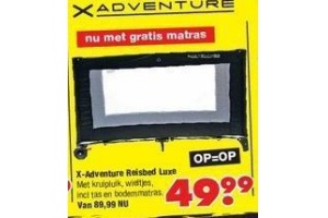 x adventure reisbed luxe