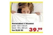 kinderdekbed 4 seizoenen