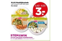 plus maaltijdsalade voor eur3
