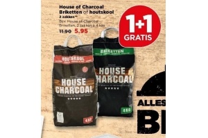 house of charcoal briketten of houtskool