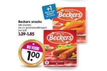 beckers snacks