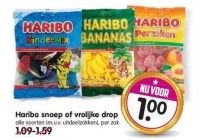 haribo snoep of vrolijke drop