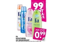 fa douchegel of deodorant