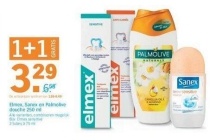 elmex sanex en palmolive douche 250 ml