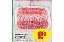 luxe italiaanse vleeswaren
